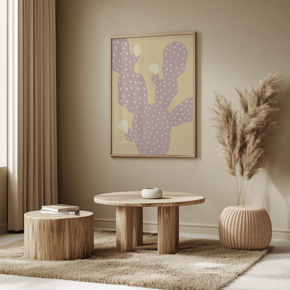 Cactus Yellow Poster